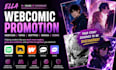 do webcomic promotion, webtoon tapas, wattpad, manga, comic promotion