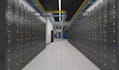 design realistic 3d data center, server room, control room,cgi center warehouse