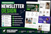 design a professional newsletter for email marketing