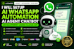setup ai whatsapp automation ai agent chatbot development using cloud API