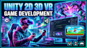 develop 2d 3d VR unity game with gameplay programming and game development