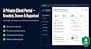 create wordpress client portal dashboard with private login, restricted content