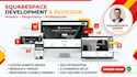 develop squarespace website design squarespace webiste redesign square website