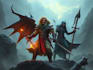dnd, fantasy character and dnd character