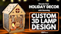 custom 3d lamp design and modeling