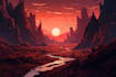design a stunning fantasy landscape