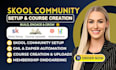 do skool online community setup skool credit repair skool course creation ghl