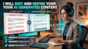 edit ai generated content professionally