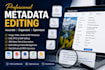 provide professional metadata editing and exif data services