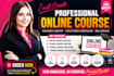 create online course course creation course content course curriculum course