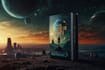 design a cinematic sci fi book cover design
