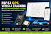 develop an esp32 gps vehicle tracking and fleet management system