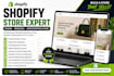 design shopify website, redesign shopify store, and build dropshipping store