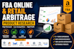 do amazon fba online arbitrage, product research