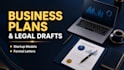 write a professional business plan and formal administrative drafts