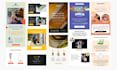 design editable hubspot newsletter, hubspot email template getresponse, omnisend