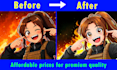 redraw,fix,upscale and enhance ai generated art in 24hrs