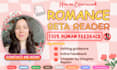 romance beta reader fantasy story beta reading ebook manuscript critique beta