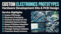 create custom electronics prototypes and hardware development kits