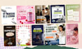 design canva posts, flyers, banners and custom graphics