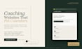 design a squarespace coaching website with booking and acuity scheduling