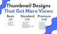 design high quality thumbnails