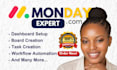 do monday com CRM automation, monday CRM board, monday workflow automation setup