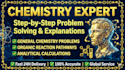be your expert chemistry tutor and solve problems step by step
