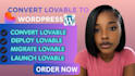 convert lovable to wordpress redesign lovable on wordpress