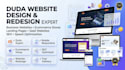 design duda business website duda landing page duda seo duda redesign bug fix