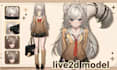 design and rig high quality live2d vtuber model, 2d vtuber model vtuber model