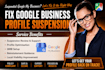 set up google business profile, reinstate suspended gmb, optimize gmb listing