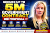 secure government contract bid proposal writing grant, rfp rfq bids
