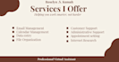 do professional calendar management and appointment setting