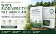 write biodiversity net gain plan and metric calculation