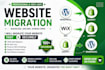migrate wordpress to shopify website migration wix to shopify to wordpress