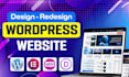 design, redesign, copy clone wordpress website development, ecommerce website