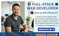 be your full stack web developer, build base 44 app, fiix base 44 bugs