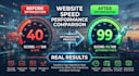 increase wordpress website speed and SEO optimization