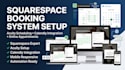 setup squarespace booking system, acuity scheduling and calendly