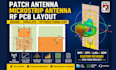 design patch antenna, microstrip antenna and rf pcb layout using cst