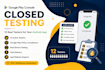 provide 12 real testers for google play closed testing and android app testing