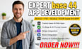 be base 44 expert, build, fix base 44, deploy base 44, full stack web developer