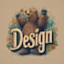 design hand drawn vintage lettering with mascot