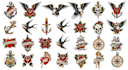 do traditional and old school tattoo design