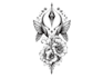 create a professional custom tattoo design