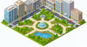 create a professional isometric map