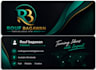 design a professional business card with qr code