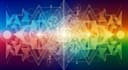 create abstract geometric digital art