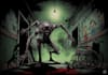 draw a horror illustration